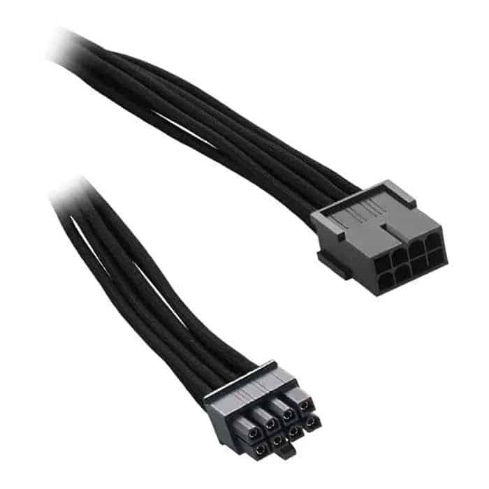 (image for) CableMod ModFlex 45cm Black Sleeved 8-pin PCIe Cable Extension